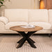 Salontafel Otis Nature Smooth Mangohout 80 cm Rond 80x80x43 cm-Salontafels-LABEL51