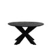 Salontafel Otis Zwart Mangohout 80 cm Rond 80x80x43 cm-Salontafels-LABEL51