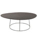 Salontafel Oval Hout | Metaal D Br-Salontafels-J-Line