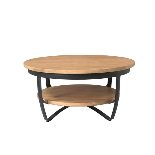 Salontafel Paras 90 cm Licht mango 90x90x40 cm-Salontafels-Starfurn