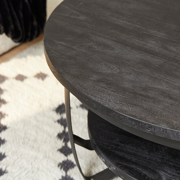 Salontafel Paras Black | 90 cm-Salontafels-Starfurn