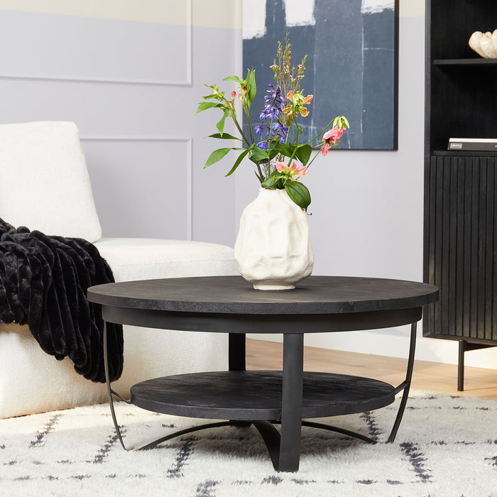 Salontafel Paras Black | 90 cm-Salontafels-Starfurn