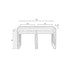 Salontafel Parker Set Of 3 Black-Salontafels-Creating Home