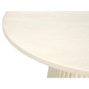 Salontafel Patrice Mangohout Crème wit 50 cm 50x50x46 cm-Salontafels-Livingfurn