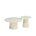 Salontafel Patrice Mangohout Crème wit 50 cm-Salontafels-Livingfurn