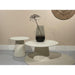 Salontafel Patrice Mangohout Crème wit 80 cm-Salontafels-Livingfurn