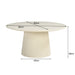 Salontafel Patrice Mangohout Crème wit 80 cm-Salontafels-Livingfurn