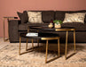 Salontafel Paulson - mangohout/antique gold - set van 2-Salontafels-HSM Collection