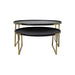 Salontafel Paulson - mangohout/antique gold - set van 2-Salontafels-HSM Collection