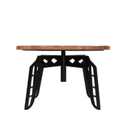 Salontafel Pebble Rough Mangohout 80 cm Rond 80x80x49 cm-Salontafels-LABEL51