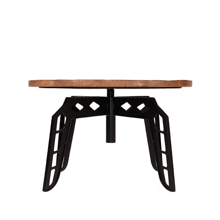 Salontafel Pebble Rough Mangohout 80 cm Rond 80x80x49 cm-Salontafels-LABEL51