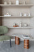 Salontafel Peli Marble Bruin 84x48 cm-Salontafels-Creating Home