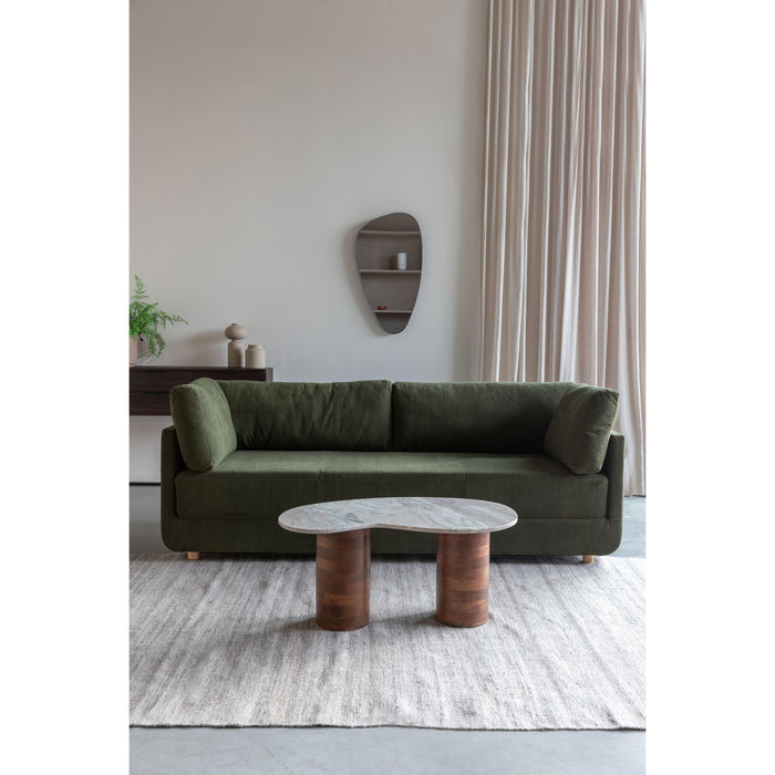 Salontafel Peli Marble Bruin 84x48 cm-Salontafels-Creating Home
