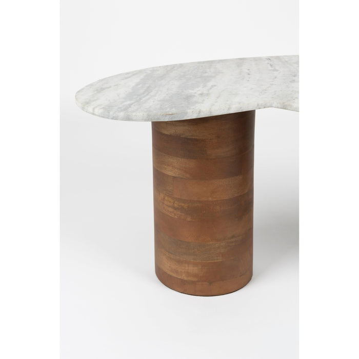 Salontafel Peli Marble Bruin 84x48 cm-Salontafels-Creating Home