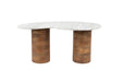 Salontafel Peli Marble Bruin 84x48 cm-Salontafels-Creating Home