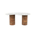 Salontafel Peli Marble Bruin 84x48 cm-Salontafels-Creating Home