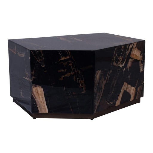 Salontafel Rayn Versteend Hout Crème 53x66 cm-Salontafels-PTMD