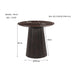 Salontafel Salvator Mangohout Bruin 50 cm 50x50x46 cm 13928-Salontafels-Livingfurn