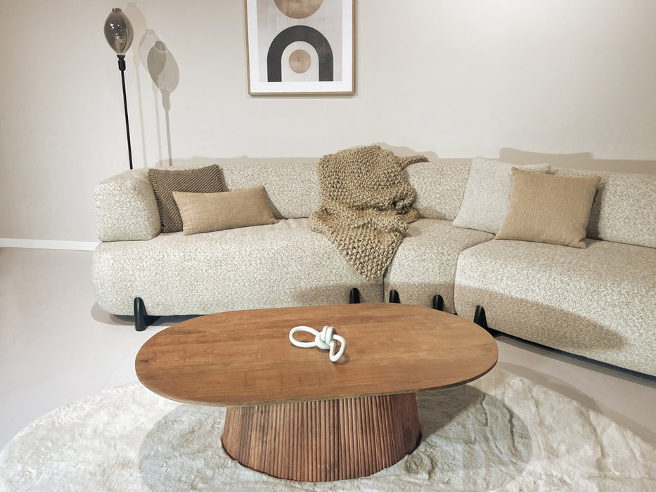 Salontafel Salvator Mangohout Bruin 70x120 cm-Salontafels-Livingfurn