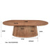 Salontafel Salvator Mangohout Bruin 70x120 cm-Salontafels-Livingfurn