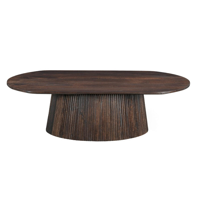 Salontafel Salvator Mangohout Bruin 70x120 cm-Salontafels-Livingfurn