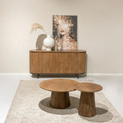 Salontafel Salvator Mangohout Bruin 80 cm 80x80x38 cm 20000-Salontafels-Livingfurn