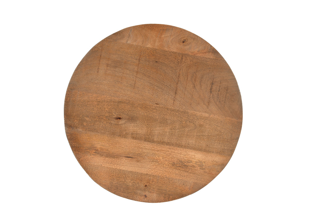 Salontafel Salvator Mangohout Bruin 80 cm-Salontafels-Livingfurn