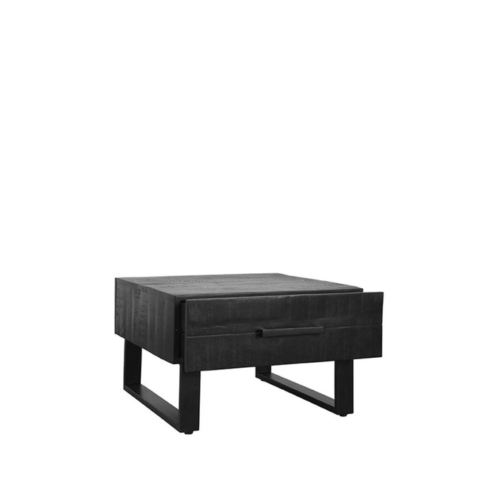 Salontafel Santos Mangohout Zwart 64x70x41 cm-Salontafels-LABEL51