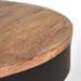 Salontafel Saran Zwart Metaal 80 cm Rond 80x80x43 cm-Salontafels-LABEL51