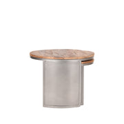Salontafel Set Bunch Rough Mangohout 60 cm Rond 60x60x45 cm-Salontafels-LABEL51