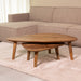 Salontafel Set Gregg Mangohout Nature Smooth 110cm-Salontafels-LABEL51