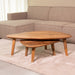 Salontafel Set Gregg Mangohout Naturel 110cm-Salontafels-LABEL51