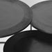 Salontafel Set Tres Zwart Metaal 55 cm 55x55x45 cm-Salontafels-LABEL51