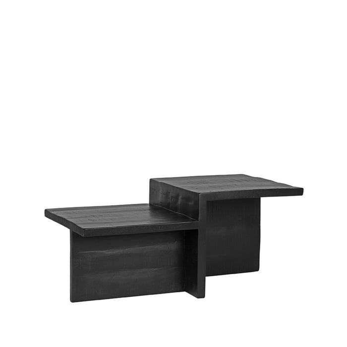 Salontafel Skip Zwart Mangohout 90 cm 90x50x40 cm-Salontafels-LABEL51