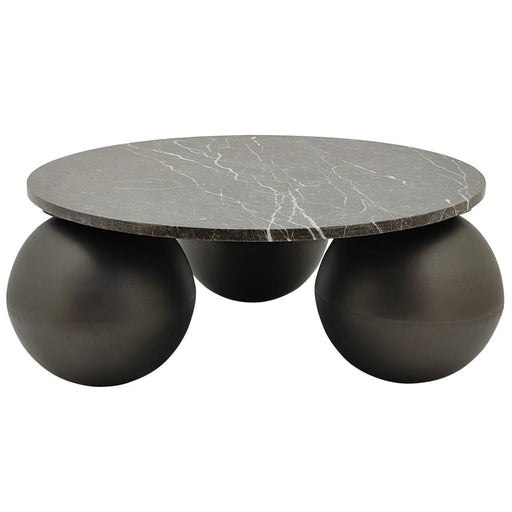 Salontafel Skippy Marmer Bruin 85 cm-Salontafels-PTMD