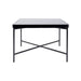 Salontafel Smooth Vierkant | Glas | Zwart | 60x60x40-Salontafels-Leitmotiv