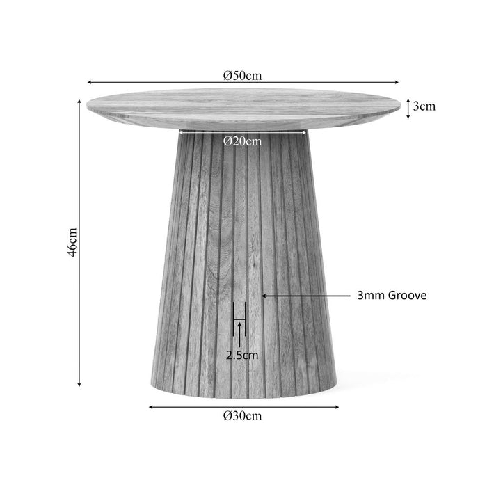 Salontafel - Solana - 50 cm - Naturel-Salontafels-Starfurn