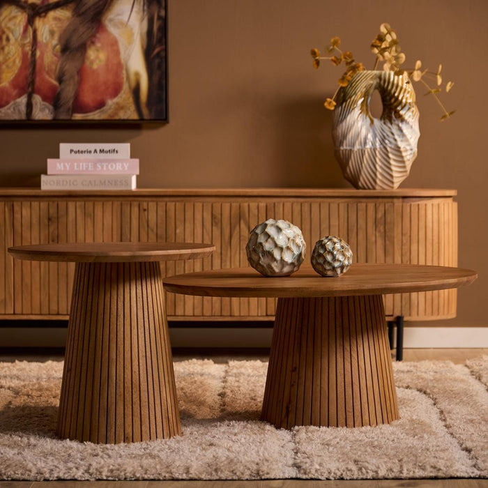 Salontafel - Solana - 80 cm - Naturel-Salontafels-Starfurn