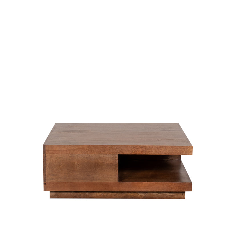 Salontafel Square Nature Smooth Mangohout 80 cm 80x80x30 cm-Salontafels-LABEL51
