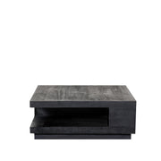 Salontafel Square Zwart Mangohout 80 cm 80x80x30 cm-Salontafels-LABEL51