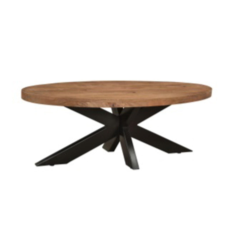 Salontafel Sturdy Mangohout Naturel hout 130x70 cm-Salontafels-Livingfurn