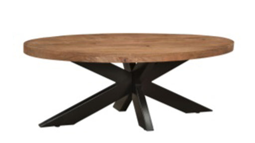 Salontafel Sturdy Mangohout Naturel hout 130x70 cm-Salontafels-Livingfurn