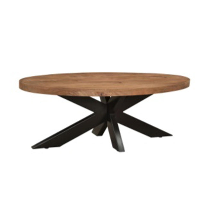 Salontafel Sturdy Mangohout Naturel hout 130x70 cm-Salontafels-Livingfurn