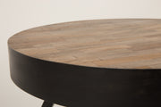 Salontafel Suri Large Teak Hout Bruin Ø74x32 cm-Salontafels-Creating Home