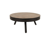 Salontafel Suri Large Teak Hout Bruin Ø74x32 cm-Salontafels-Creating Home