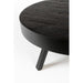 Salontafel Suri Large Teak Hout Zwart Ø74x32 cm-Salontafels-Creating Home