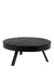 Salontafel Suri Large Teak Hout Zwart Ø74x32 cm-Salontafels-Creating Home