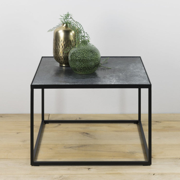 Salontafel TIJL 60 x 60 Staal Zwart 60x60x40cm Spinder Design-Salontafels-Spinder