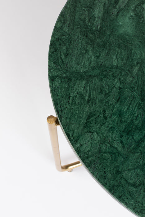 Salontafel Timpa Marble Groen Ø70x40 cm-Salontafels-Creating Home