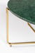 Salontafel Timpa Marble Groen Ø70x40 cm-Salontafels-Creating Home